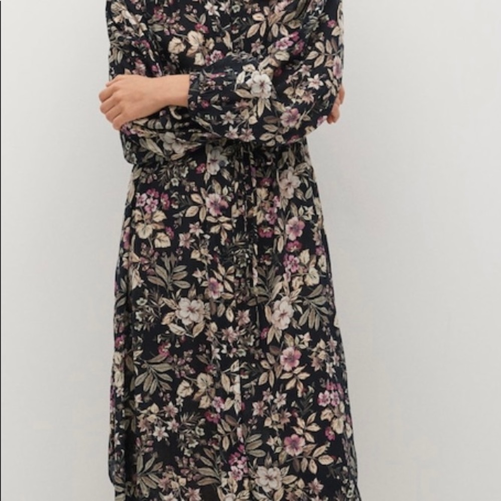 Floral Mango Long Dress S/4